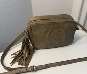 Gucci Soho Disco Umhängetasche Khaki Original - Bild 1 von 12