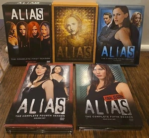 Alias The Complete Series Seasons 1-5 DVD Sets 1 2 3 4 5  Jennifer Garner - Picture 1 of 8