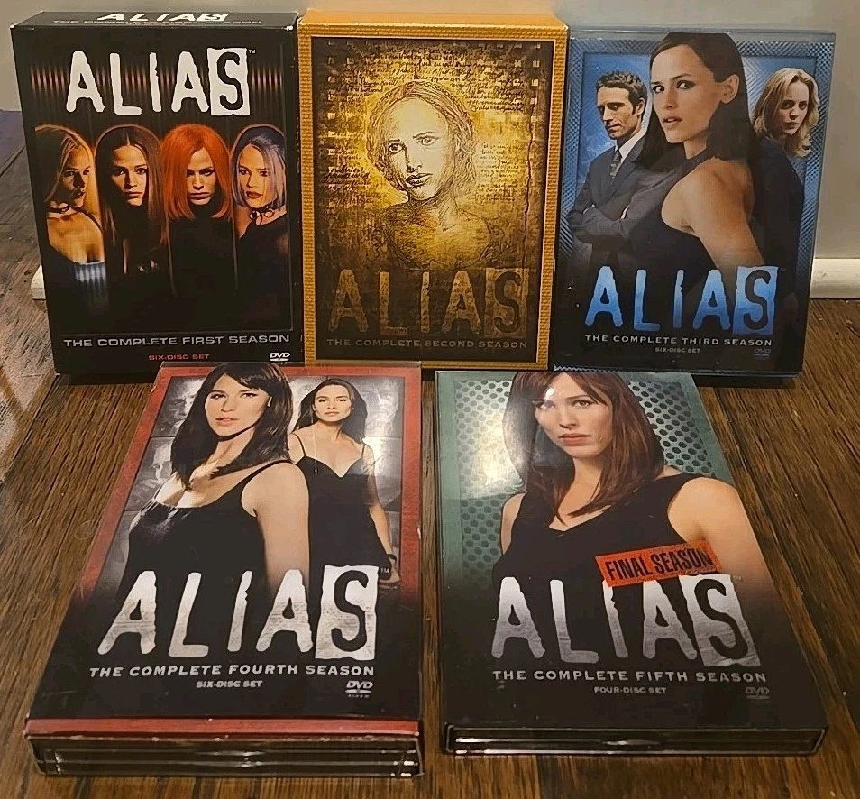 Alias The Complete Series Seasons 1-5 DVD Sets 1 2 3 4 5  Jennifer Garner - Image 1 of 4