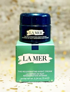 LA MER ~ la crema notte ringiovanente ~ 0,24 once / 7 ml ~ mini / formato da viaggio ~ nuovo con scatola ~ spedizione gratuita - Foto 1 di 1