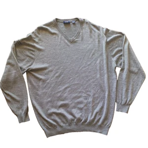 Cutter & Buck Men's Merino Wool Blend Sweater XXL V-neck  Boehringer Ingelhelm - Picture 1 of 15