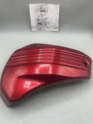 Panel de cubierta de asiento inferior izquierdo genuino OEM Yamaha Stratoliner Roadliner XV1900 - rojo Foto 1 de 4