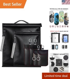 Pack Completo de 6 Bolsas Faraday para Portátiles, Tabletas, Teléfonos - Colección Prueba EMP - Imagen 1 de 9