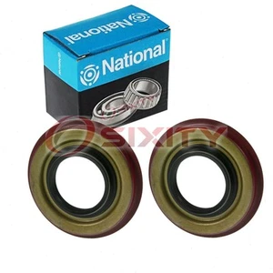2 pc National Front Inner Axle Shaft Seals for 1992-1997 GMC K2500 Suburban fj - Picture 1 of 5