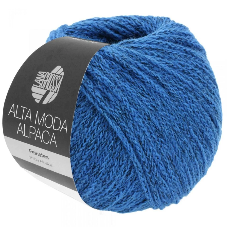 Wolle Kreativ! Lana Grossa - Alta Moda Alpaca - Fb. 76 blau 50 g - Bild 1 von 1