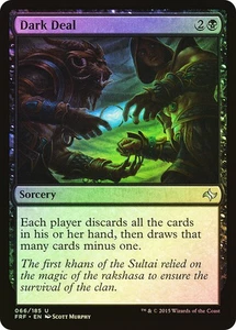 Magic The Gathering MTG DARK DEAL FOIL Fate Reforged NM Near Mint - Picture 1 of 1