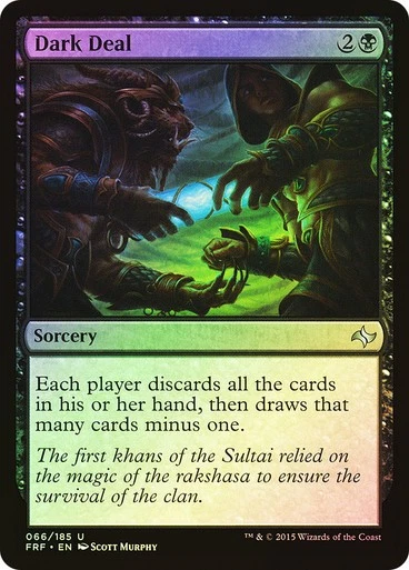 Magic The Gathering MTG DARK DEAL FOIL Fate Reforged NM Near Mint - Image 1 of 1