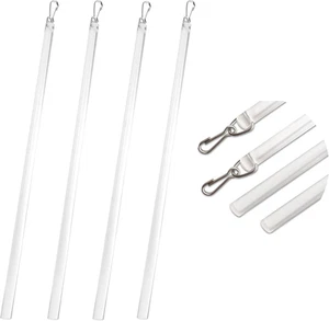 4pcs Pull Rod, Clear Invisible Opening & Closing Stick, Drapery Replacement P... - Picture 1 of 14