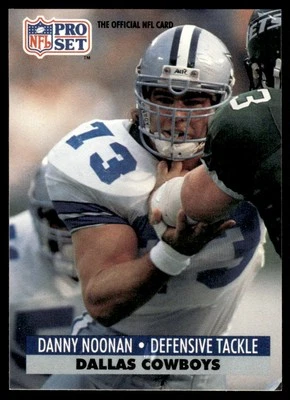 1991 Pro Set Danny Noonan Dallas Cowboys #52 - Image 1 of 2