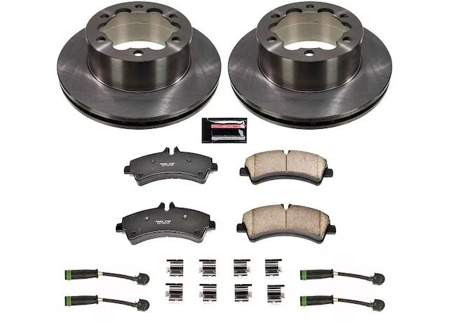 Kit de pastillas de freno trasero y rotor 21GW11G para Freightliner Sprinter 3500 2007-2009 Foto 1 de 1