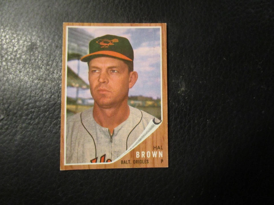 1962   TOPPS#488  HAL BROWN ORIOLES     EXMT+ - Image 1 of 1