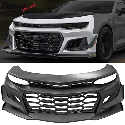 Fits 16-24 Chevrolet Camaro 1LE Style Front Bumper Cover Conversion Unpainted - Image 1 of 4