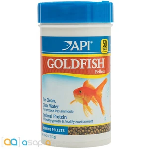 API Goldfish Pellets 4oz Fish Food Specifically Designed for All Goldfish Breeds - Picture 1 of 2