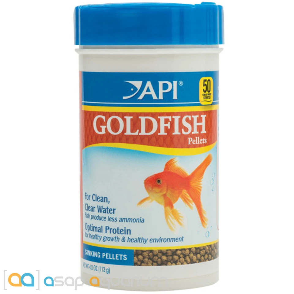 API Goldfish Pellets 4oz Fish Food Specifically Designed for All Goldfish Breeds - Image 1 of 2