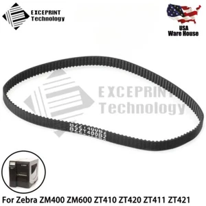 79866M Drive Belt for Zebra ZM400 ZM600 ZT410 ZT420 ZT421 ,203DPI PN:20006 USA - Picture 1 of 7