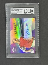 2022-23 Topps Deco UEFA Champions League Dennis Bergkamp Legend Purple Auto /25