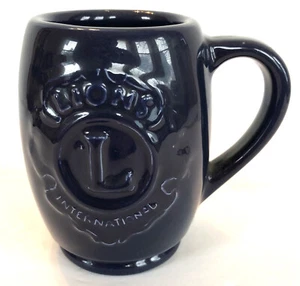 Lions International Cobalt Blue Vintage Pottery Coffee Mug Excellent Condition - Picture 1 of 6