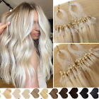 Micro Ring Beads Link Hair Extensions Micro Loop Bead Remy Human Hair Blonde 1g