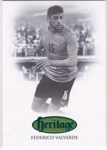 2023 Futera Unique Heritage Emerald #059 Federico Valverde Uruguay 23/24 - Picture 1 of 2