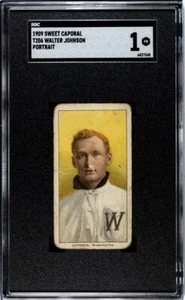 1909 Sweet Caporal T206 Walter Johnson Washington Senators SGC 1 - Bild 1 von 2
