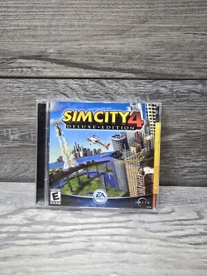 SIM CITY 4 DELUXE EDITION PC CD-ROM SOFTWARE 2 DISCS VIDEOSPIELE MIT AKTIVEM CODE - Bild 1 von 3