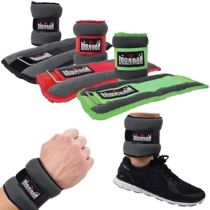 Morgan Sports - Fitness Wrist & Ankle Weights (Pair) - Adjustable Strap 1/3/5kg - Picture 1 of 4