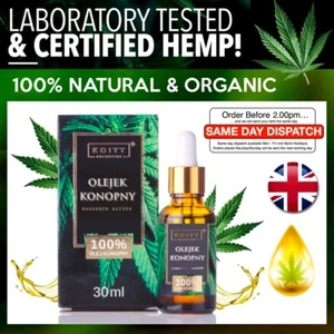 ๐ฟ100% Organic HEMP OIL ๐ฟ Face & Body Moisturizing Anti-Ageing Serum 30ml UK - Picture 1 of 6