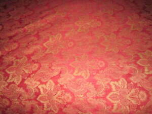 Croscill Bellissimo Red Gold Damask Comforter w/2 matching Standard Euro Shams