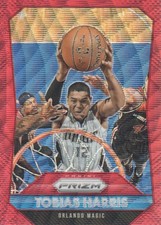 2015-16 Panini Prizm Basketball Prizms Ruby Wave #186 Tobias Harris 240/350