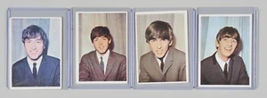 1964 Topps Beatles Trading Cards Lot of 4 John Paul George Ringo Numbers 1-4 - Picture 1 of 2