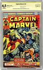 Captain Marvel #30 CBCS 6.5 SS Thomas/ Starlin 1974 18-3B50655-046