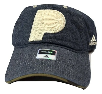 Adidas Mujer NBA Indiana Pacers Baloncesto Correa Slouch Gorra Sombrero Nuevo Foto 1 de 3