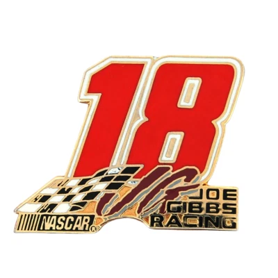 VTG Joe Gibbs Racing #18 Lapel Hat Pin 1997 Nascar Wincraft - Image 1 of 4