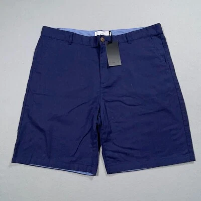 Pantalones Cortos Five Four Club Para Hombre Talla 38 Calce Clásico Azul Marino Informales Preppy Nuevos con Etiquetas Foto 1 de 4