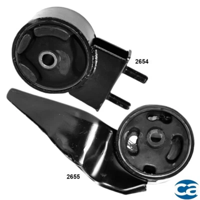 Right & Front Left Engine Motor Mounts 2Pcs Set for Ford Festiva 88-93 1.3L - Image 1 of 3
