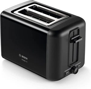 Bosch TAT3P423GB Designline Toaster, Stainless Steel, 970 W, Black - Picture 1 of 11