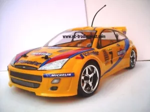 FORD FOCUS WRC Custom Painted RC Car Body 1/10 OnRoad HPI/4Tec2.0/V100/RDS/200mm - Picture 1 of 2