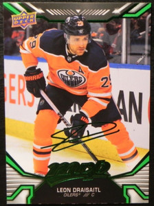 2022-23 22/23 Upper Deck MVP Green Script SP #219 Leon Draisaitl Oilers