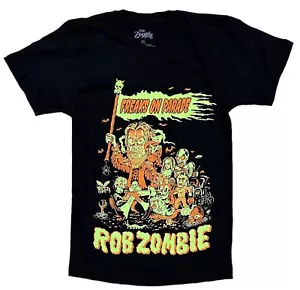Camiseta Hombre Rob Zombie Mercancía Oficial 2022 Camiseta Freaks On Parade Concierto Tour - Imagen 1 de 2