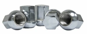 Lug Nuts, Porsche Style, Chrome Steel, 14mm X 1.5X1-1/4, Set 5, Fits VW Bug Beet - Picture 1 of 1