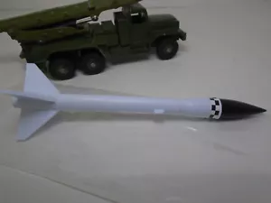 DINKY TOYS REPLACEMENT MISSILE FOR #665 HONEST JOHN. COMPLETE WITH MARKINGS. - Picture 1 of 2