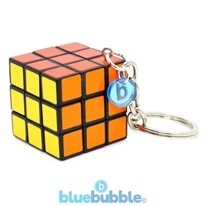 Bluebubble PLAY IT Puzzle Würfel Schlüsselring Spaß Retro 80er Jahre Spiel cool Nerdy Geek Kitsch - Bild 1 von 2