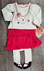 Baby Girl Clothes New Vitamins Baby 3 Month 2pc Dressy Skirt Outfit Tights