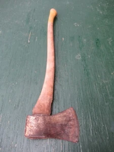 Vintage Tool Axe Hatchet 27" Long Wooden Handle with 4+" Blade - Picture 1 of 9
