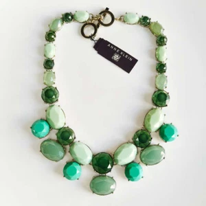 Collana collare pietra finta Anne Klein 16" nuova regalo moda donna festa gioielli - Foto 1 di 5
