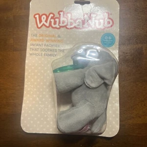 WubbaNub Infant Detachable Pacifier Soother Lovey Giraffe 0-6 Months FREE SHIP - Picture 1 of 4
