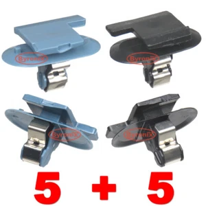 TAILGATE BOOT PILLAR TRIM PANEL CLIPS FOR VAUXHALL INTERIOR BLACK BLUE PLASTIC - Picture 1 of 1