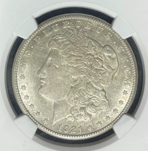 1921-S DOLLARO D'ARGENTO MORGAN ~ NGC AU 58 VAM 6B ~ COLLEZIONE EREDITÀ ~ REF#44-019 - Foto 1 di 4