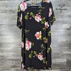 alexandra + oak Floral Short Sleeve Shirt Dress Size XL