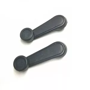 METAL TEETH WINDOW HANDLE SET BLACK FOR SUZUKI SAMURAI 80-95 - Picture 1 of 2